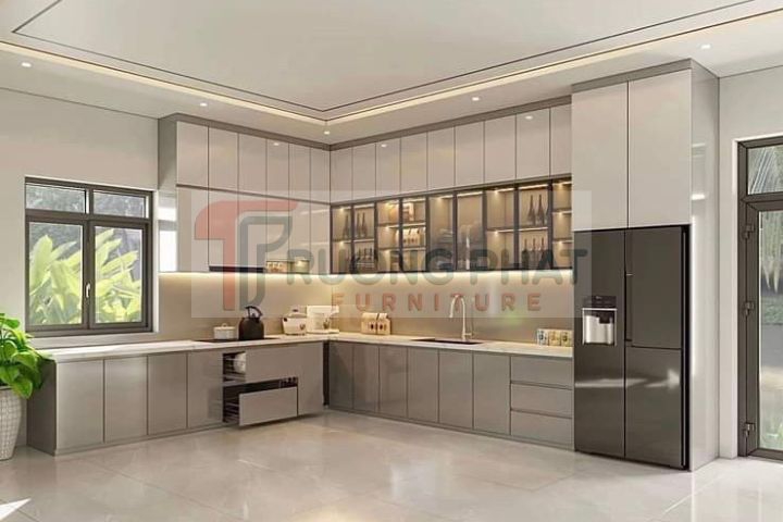 Tủ Bếp Nhựa Cao Cấp 002