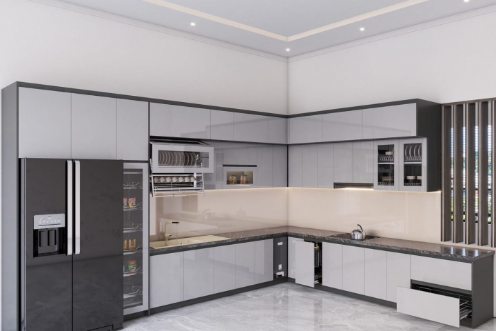 Mẫu thiết kế tủ bếp A8